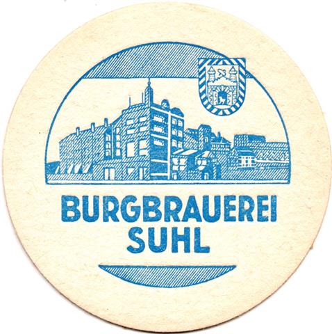 suhl shl-th burg rund 2-3a (215-o r wappen-blau) 